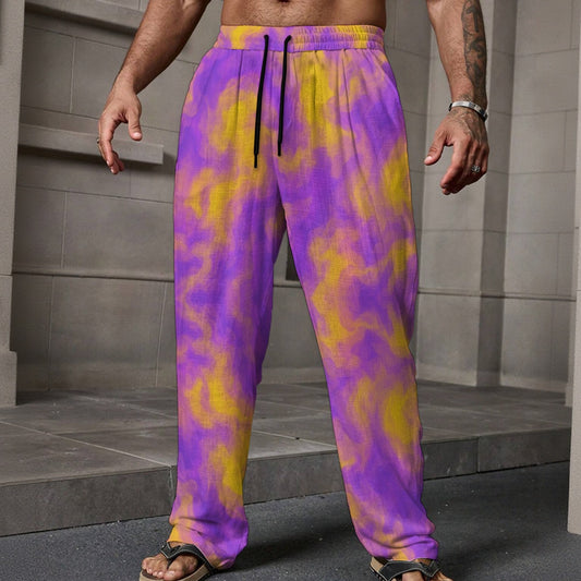 Men's Loose Casual Pants With Pocket