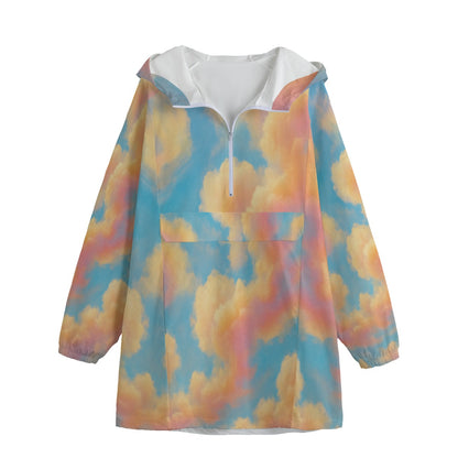 Unisex Windbreaker Long Jacket