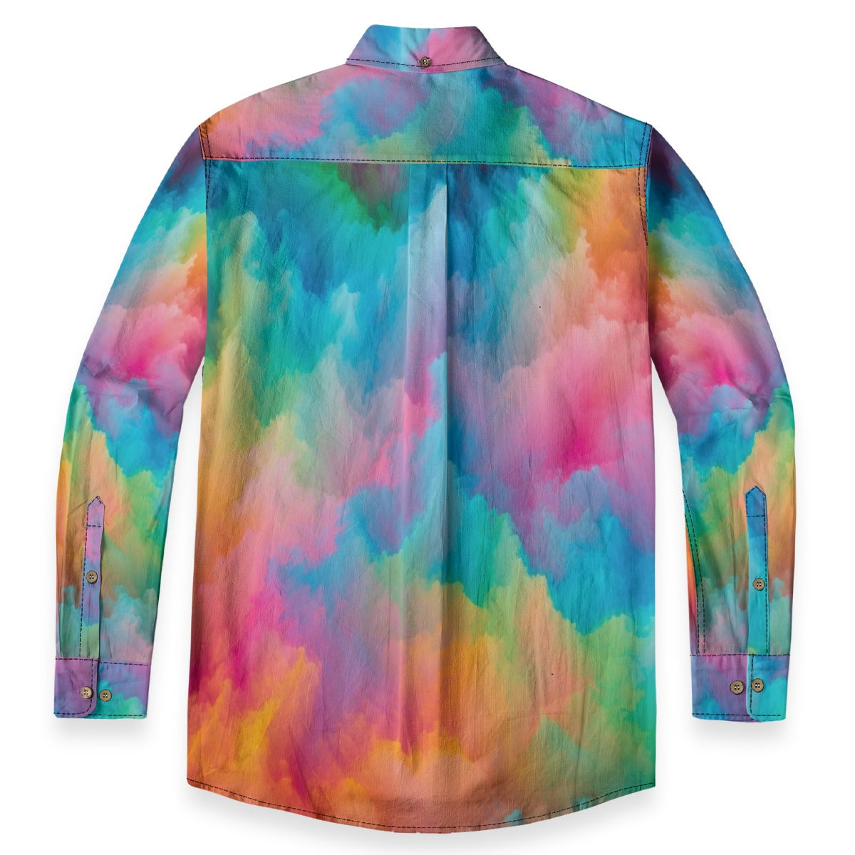 Men's Casual Lapel Long Sleeve Shirt|125GSM Cotton