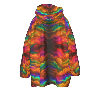 Unisex Kid's Sherpa Fleece Hoodie Blanket