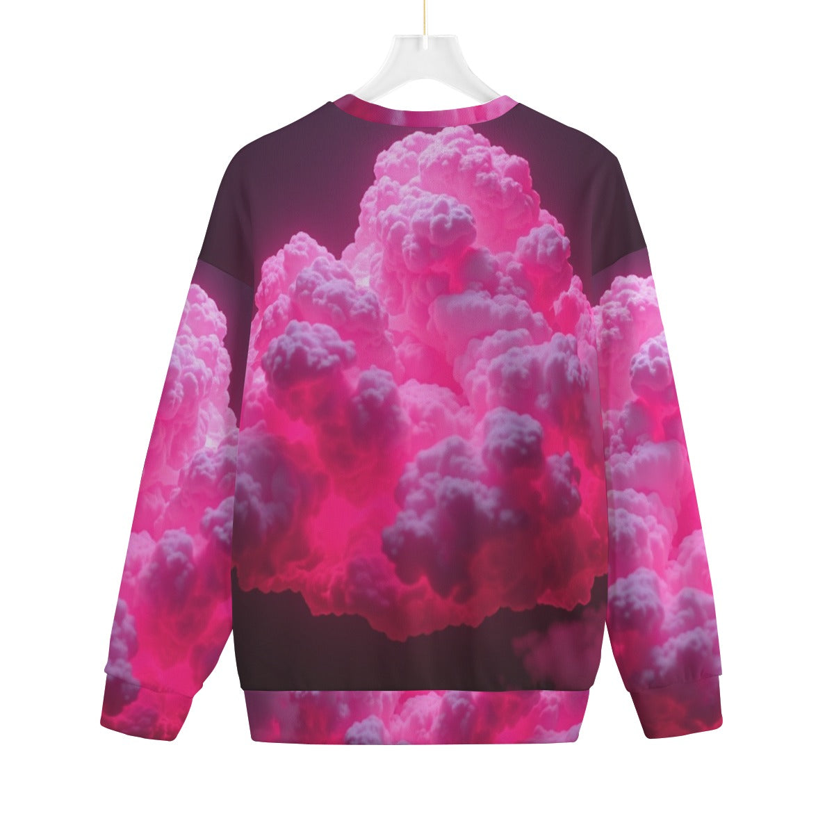 Unisex Drop-shoulder Knitted Fleece Sweater - view 2