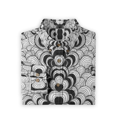 Men's Casual Lapel Long Sleeve Shirt|125GSM Cotton