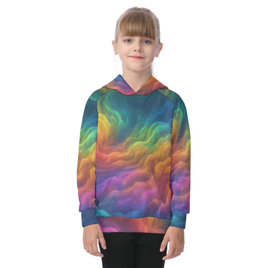 Unisex Kid's Raglan Pullover Hoodie