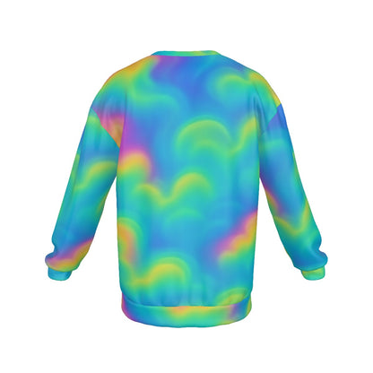 Men's Drop Shoulder Round Neck Long-Sleeved Sweatshirt