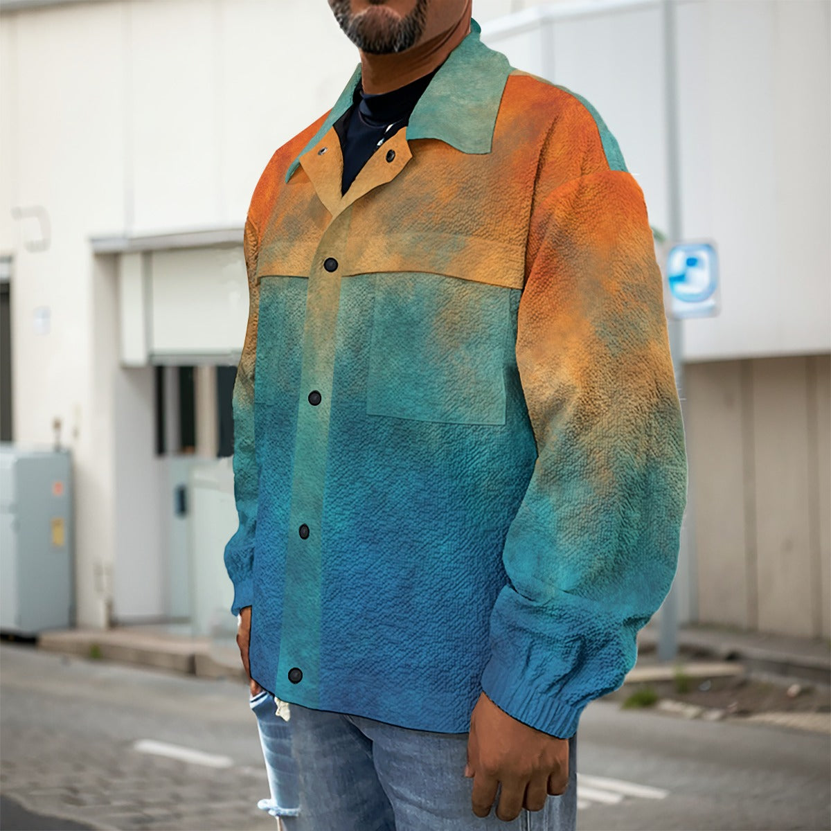 Men's Casual Lapel Jacket by O’Nimbus – view 2