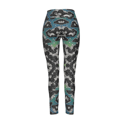 Women's High Waist Leggings | Side Stitch Closure