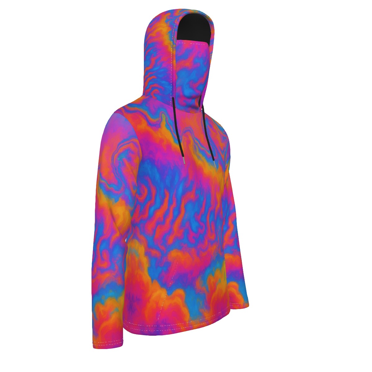 Men's Pullover Hoodie With Mask - view 4