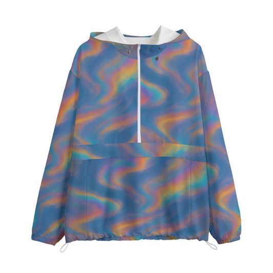 Unisex Pullover Jacket With Zipper Closure