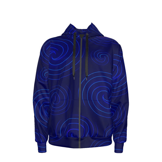 Unisex Zipper Hoodie With Black Lining