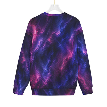 Unisex Drop-shoulder Knitted Fleece Sweater - view 2