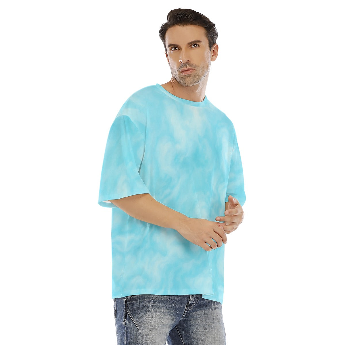Men's Drop Shoulder T-shirt With Short Sleeve