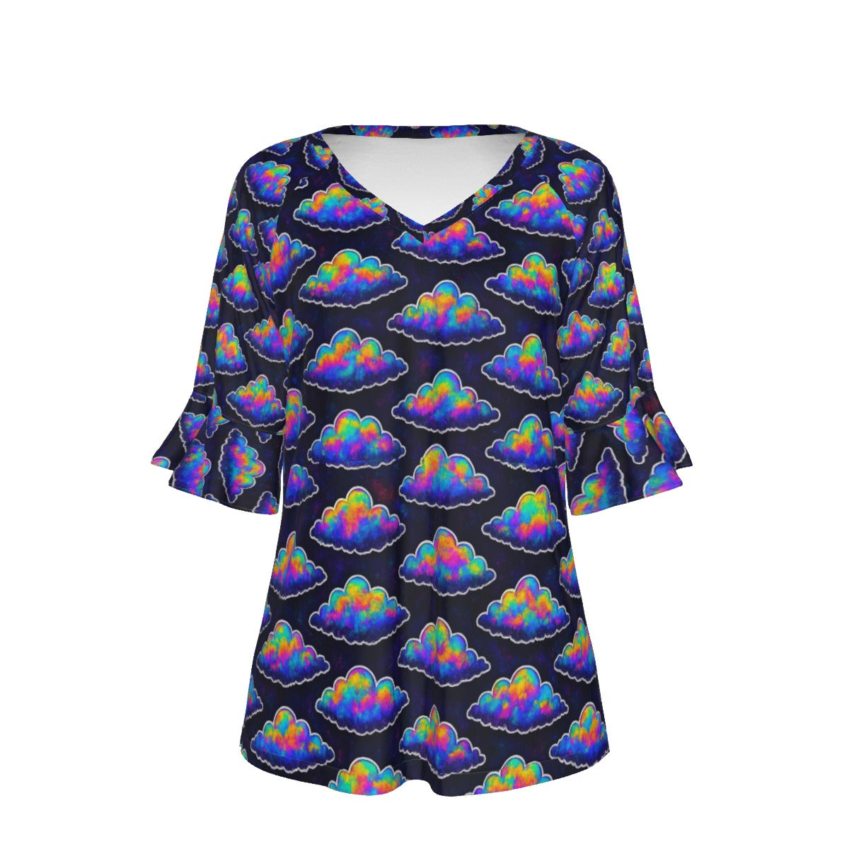 Women's T-shirt With Bell Sleeve