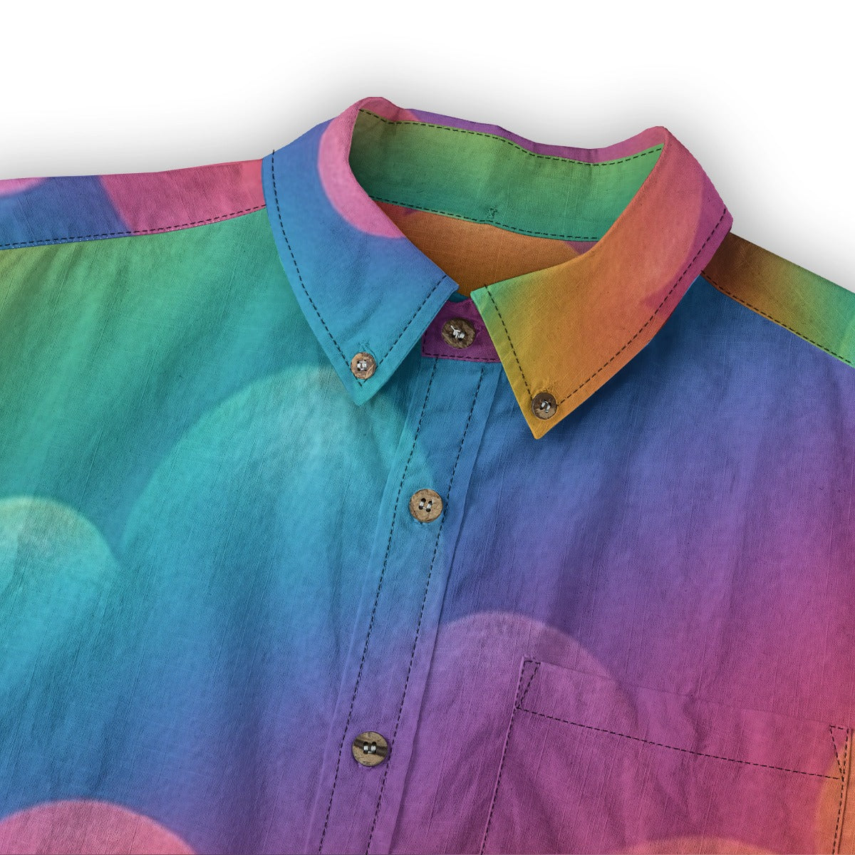 Men's Casual Lapel Long Sleeve Shirt|125GSM Cotton