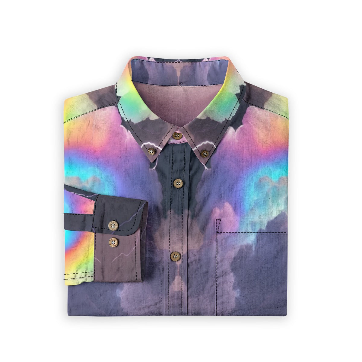 Men's Casual Lapel Long Sleeve Shirt|125GSM Cotton