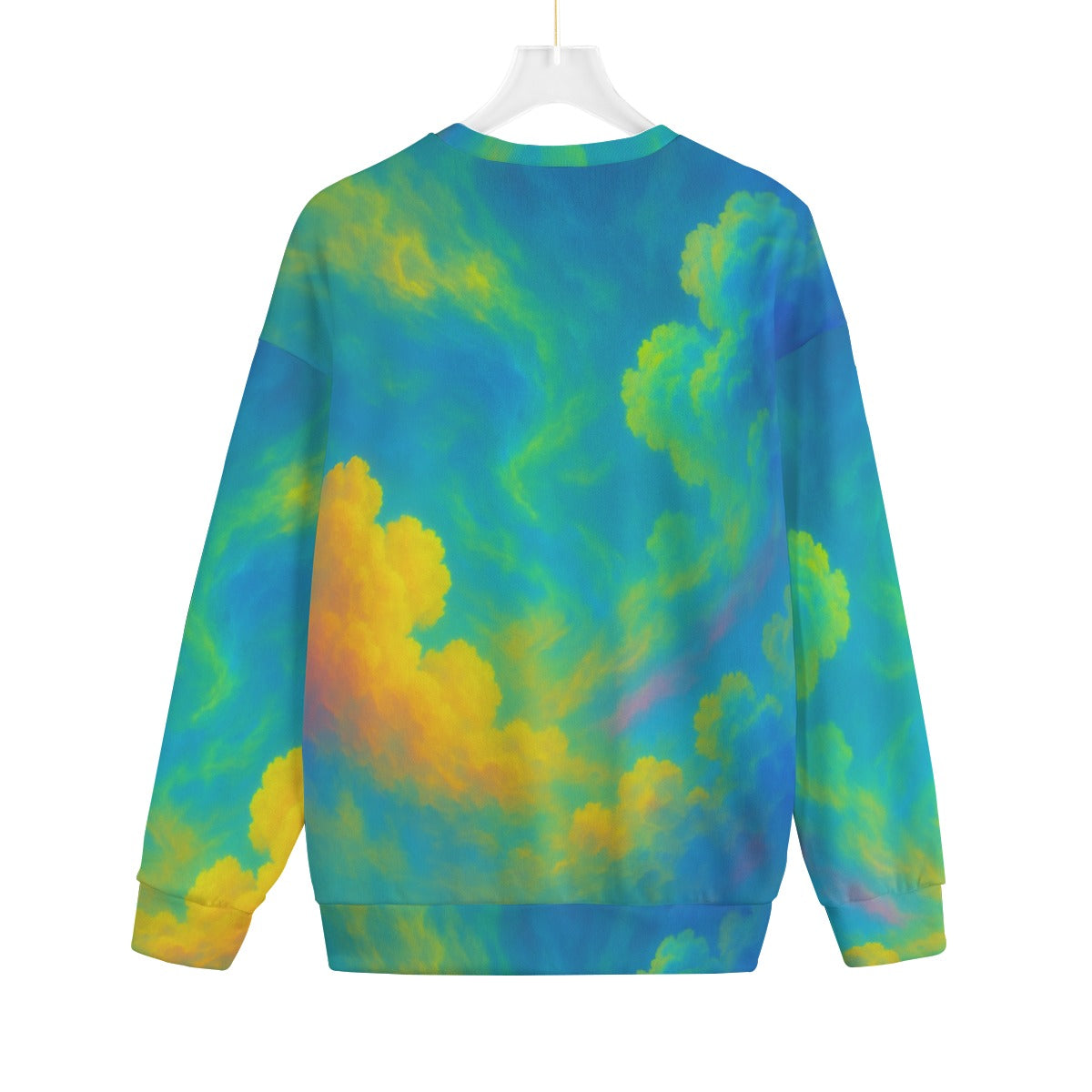 Unisex Drop-shoulder Knitted Fleece Sweater - view 2