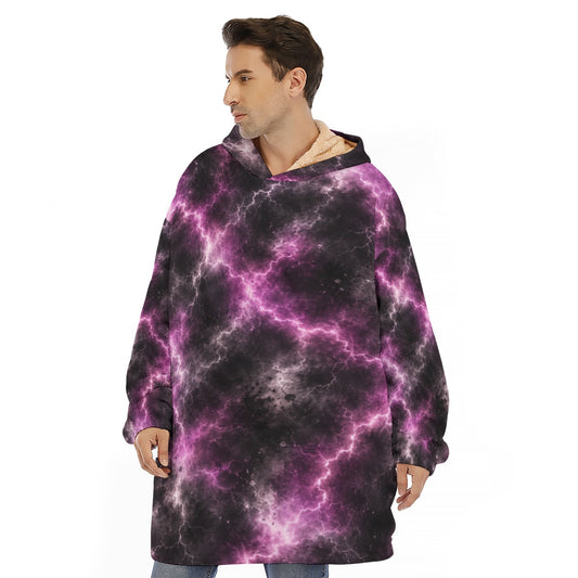 Unisex Sherpa-Fleece Hoodie Blanket - view 1