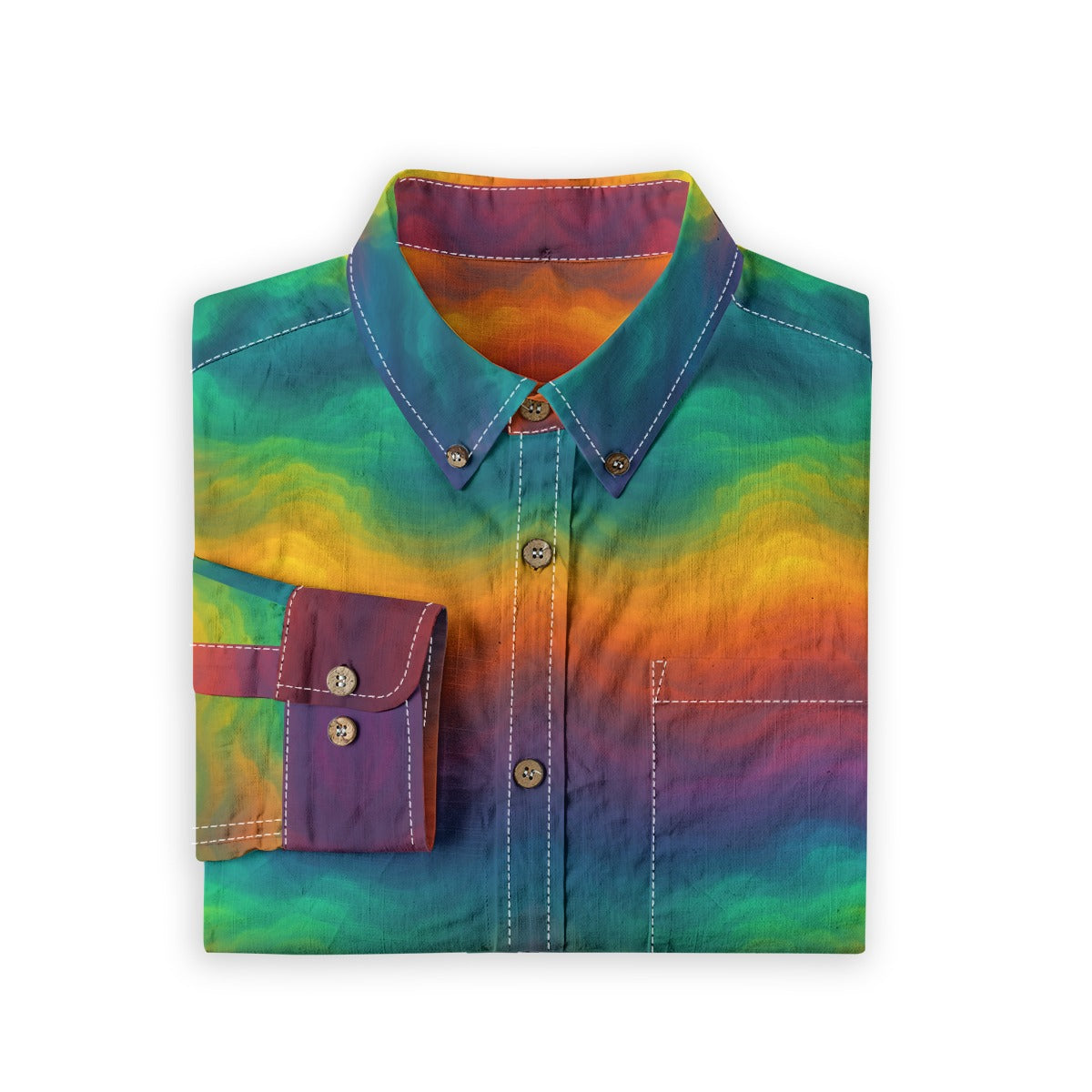 Men's Casual Lapel Long Sleeve Shirt|125GSM Cotton