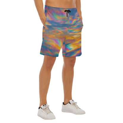 Men's Beach Shorts With Elastic Waist