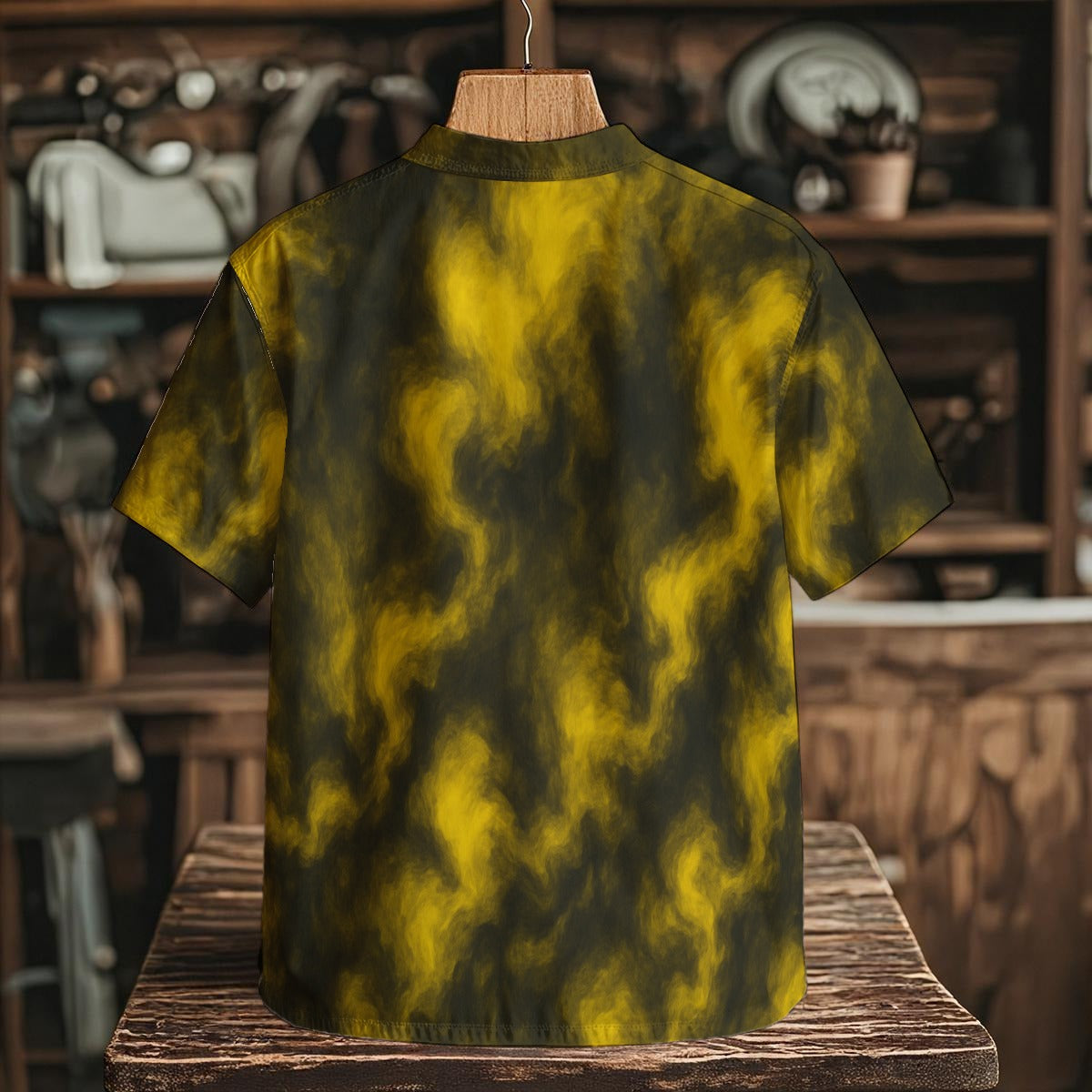 Men's Henley Shirt With Chest Pocket