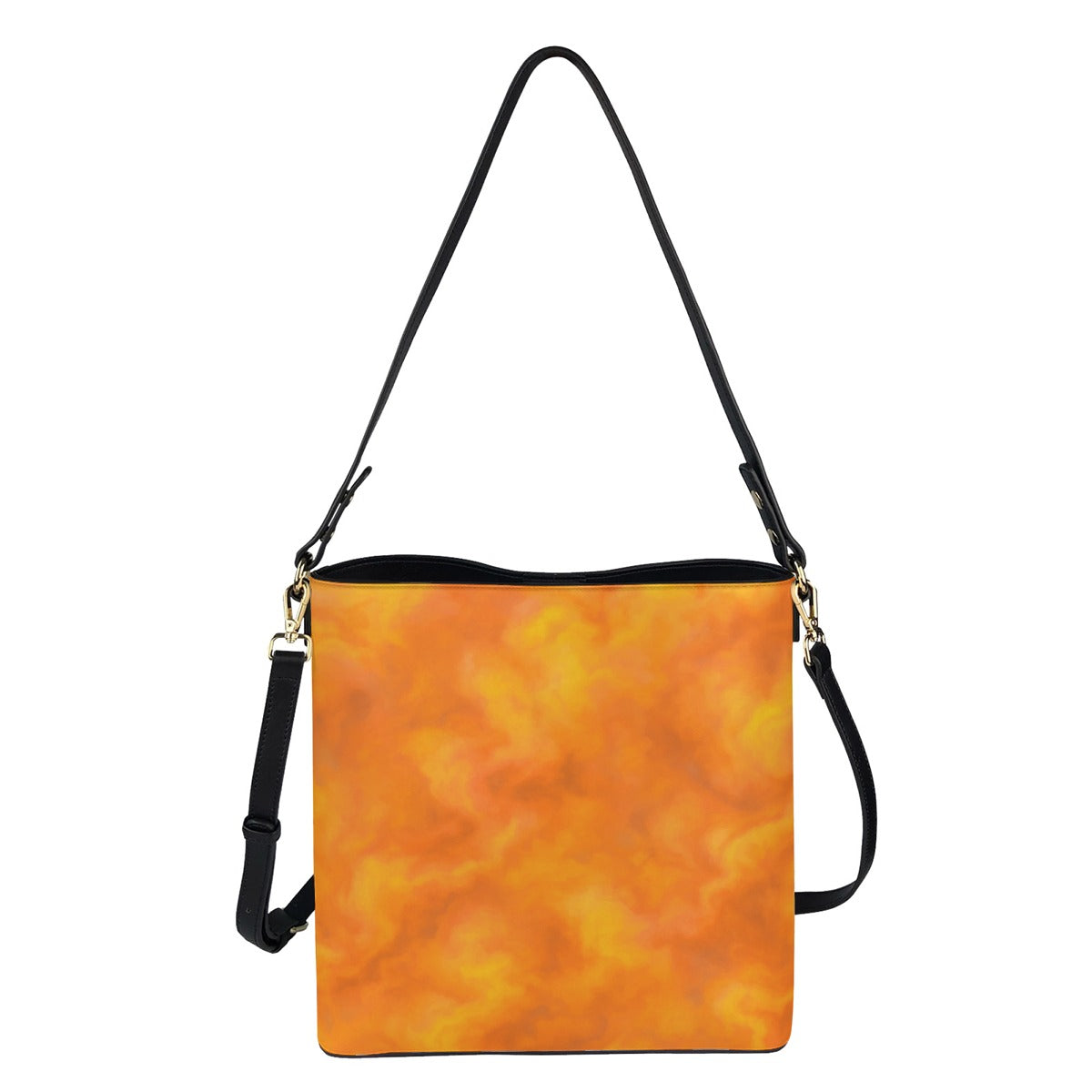 Unisex Minimalist Square Crossbody Bucket Bag