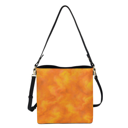 Unisex Minimalist Square Crossbody Bucket Bag