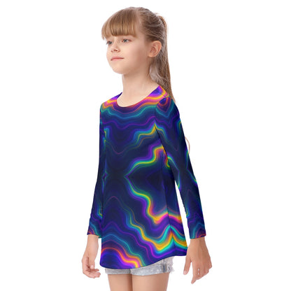 Unisex Kid's Long Sleeve O-neck T-shirt