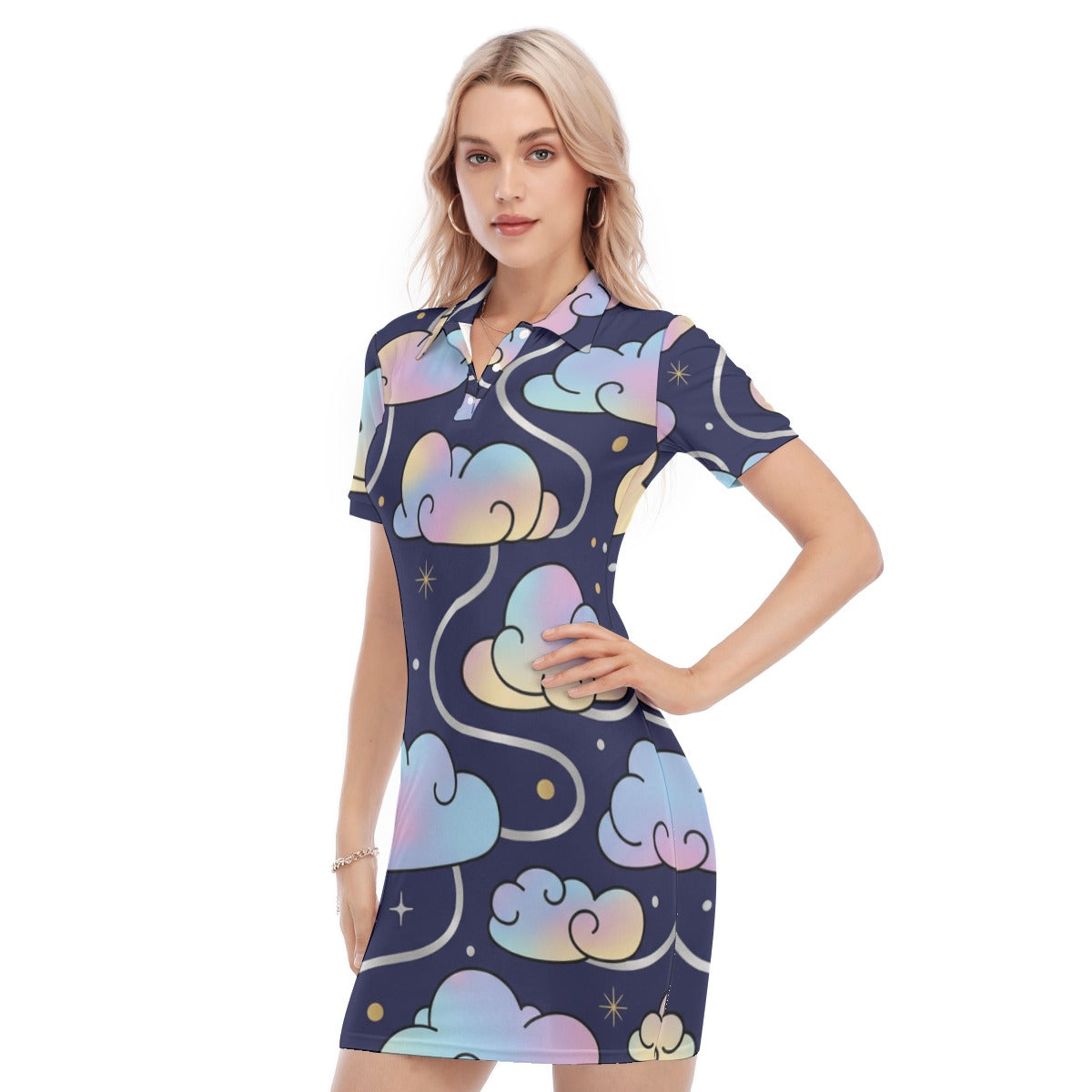 Women's Polo Collar Dress