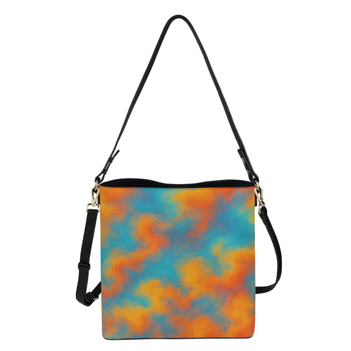 Unisex Minimalist Square Crossbody Bucket Bag