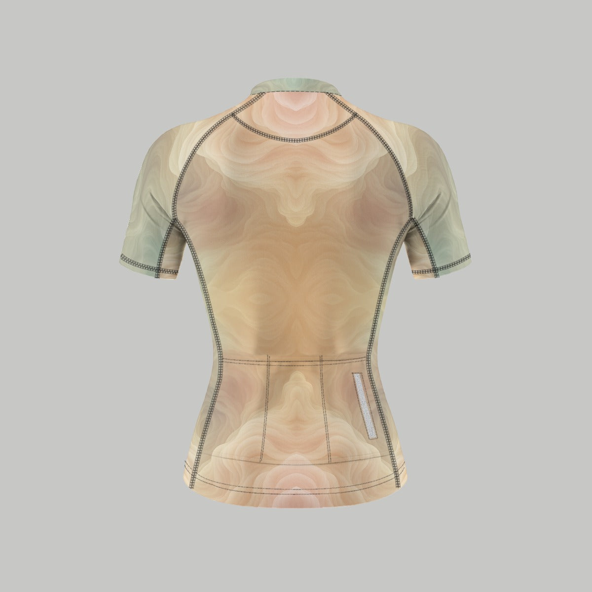 Women's Anti-Slip Raglan Cycling Jersey With Short Sleeve