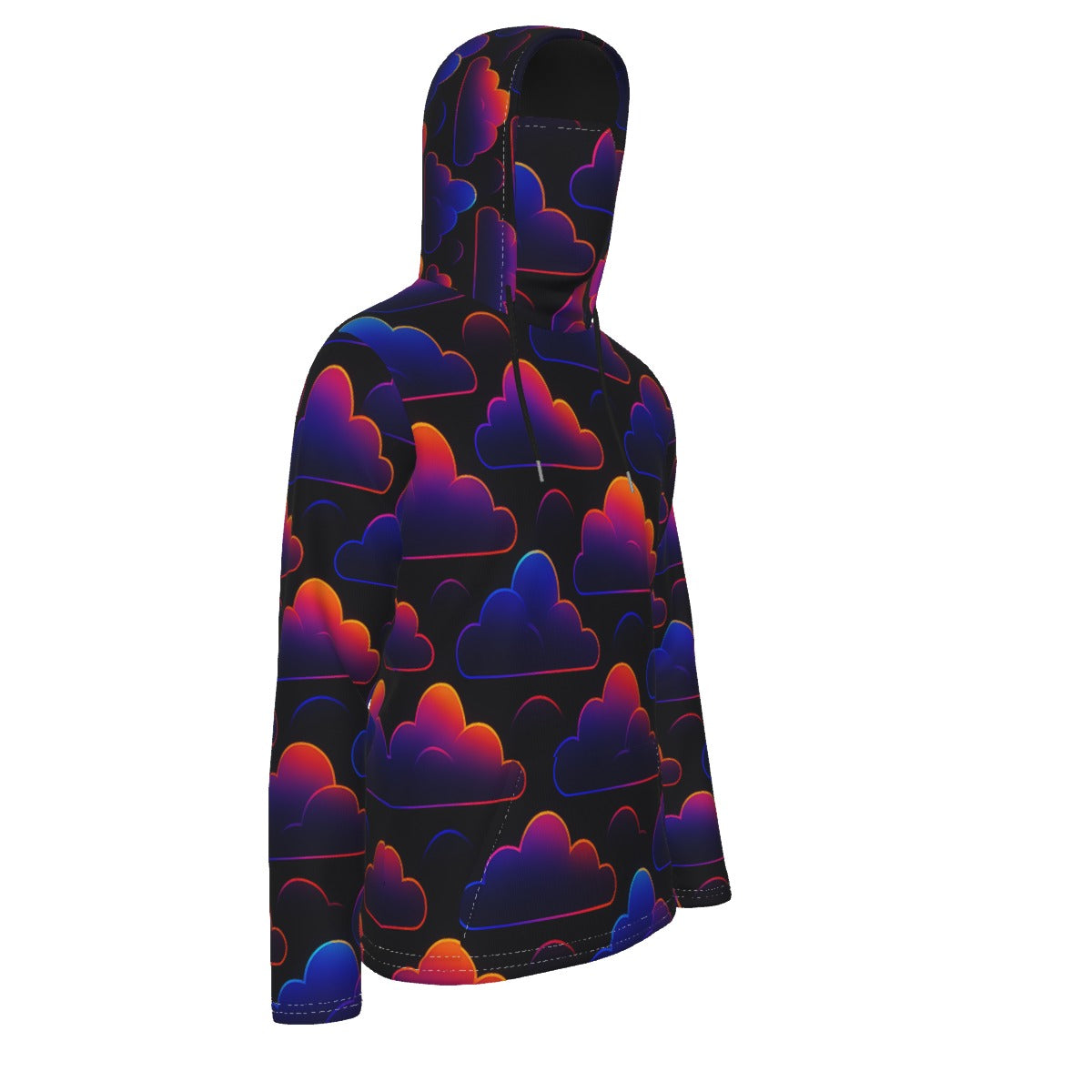 Men's Pullover Hoodie With Mask - view 4