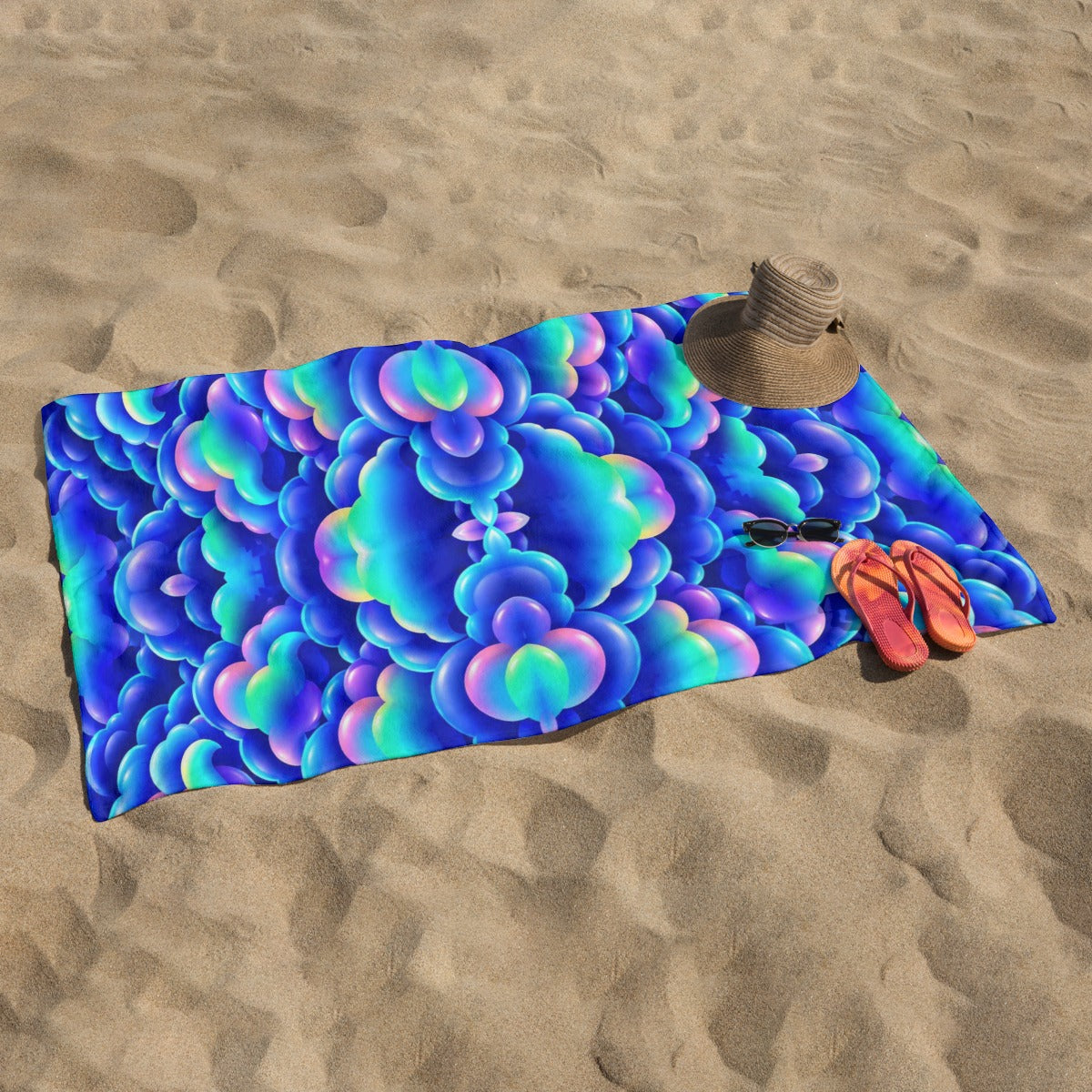 Adult Beach towel Vertical Style Printed in USA|320GSM
