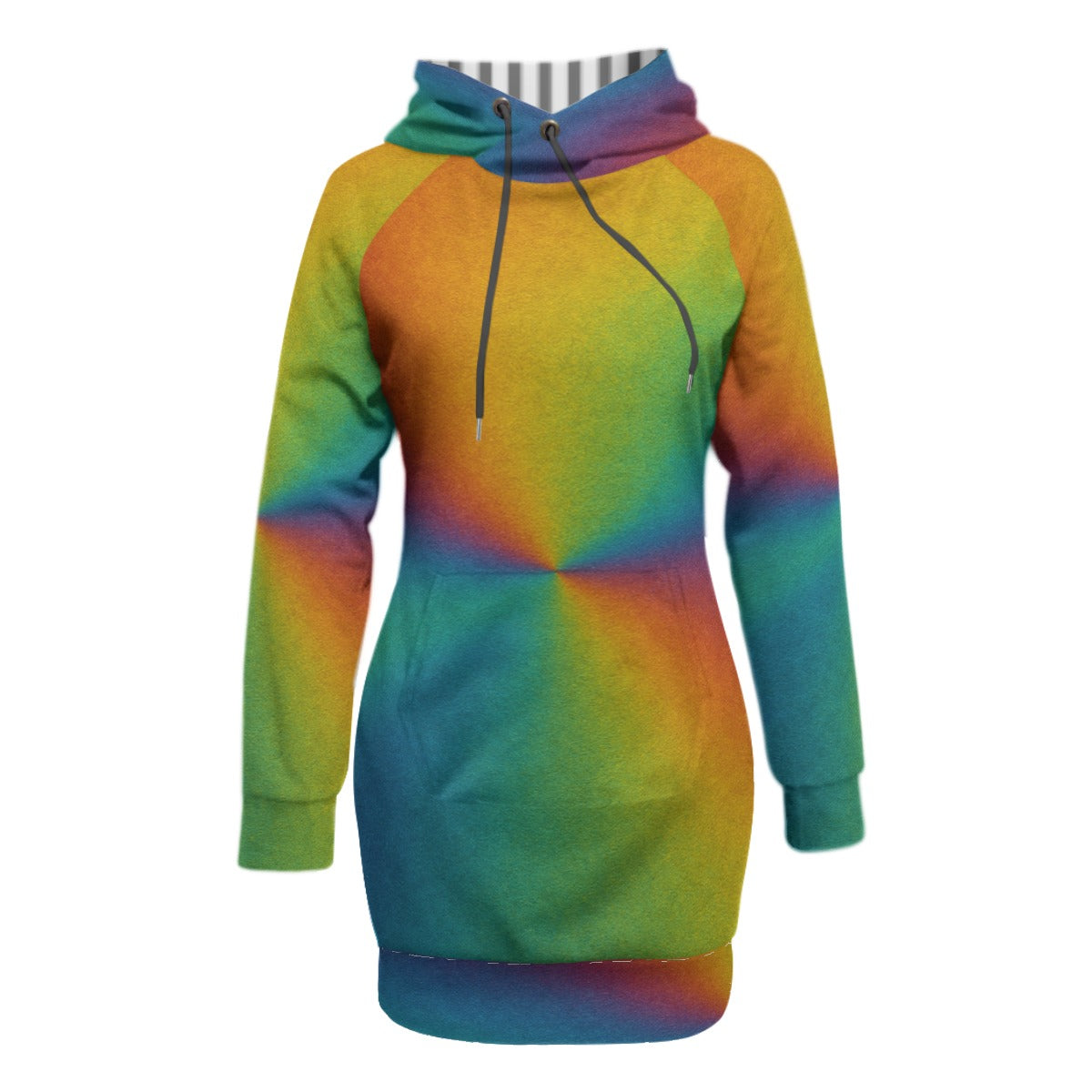Women's Pullover Hoodie With Raglan Sleeve