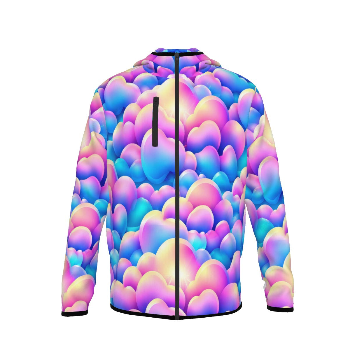 Men's Stylish Hoodie with Thumb Hole Design - view 1