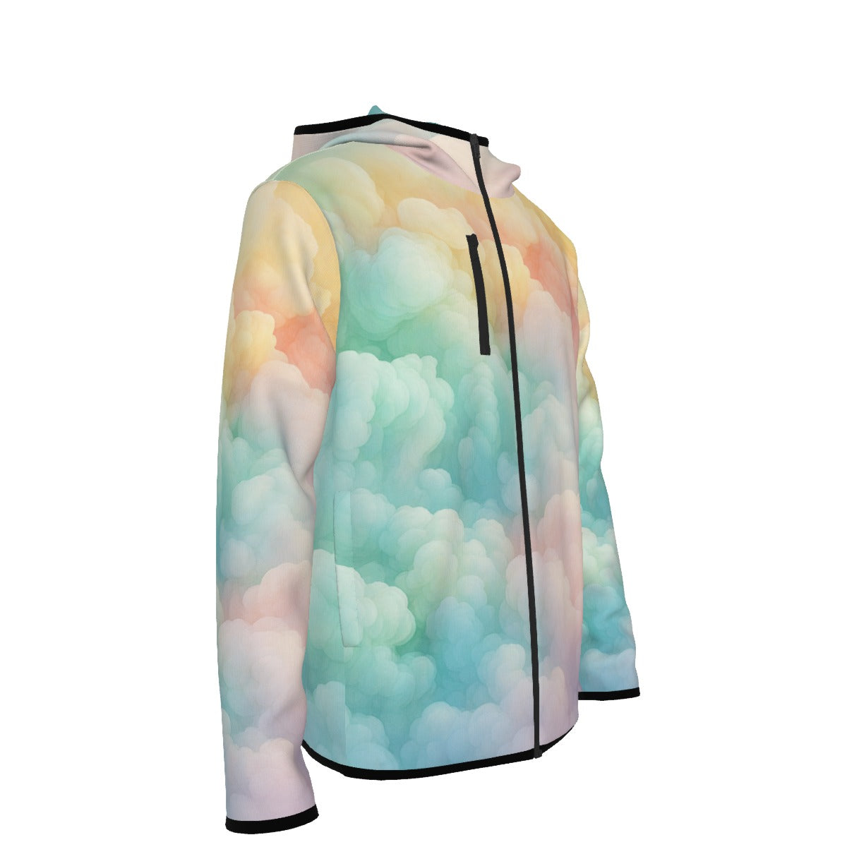 Men's Stylish Hoodie with Thumb Hole Design - view 4