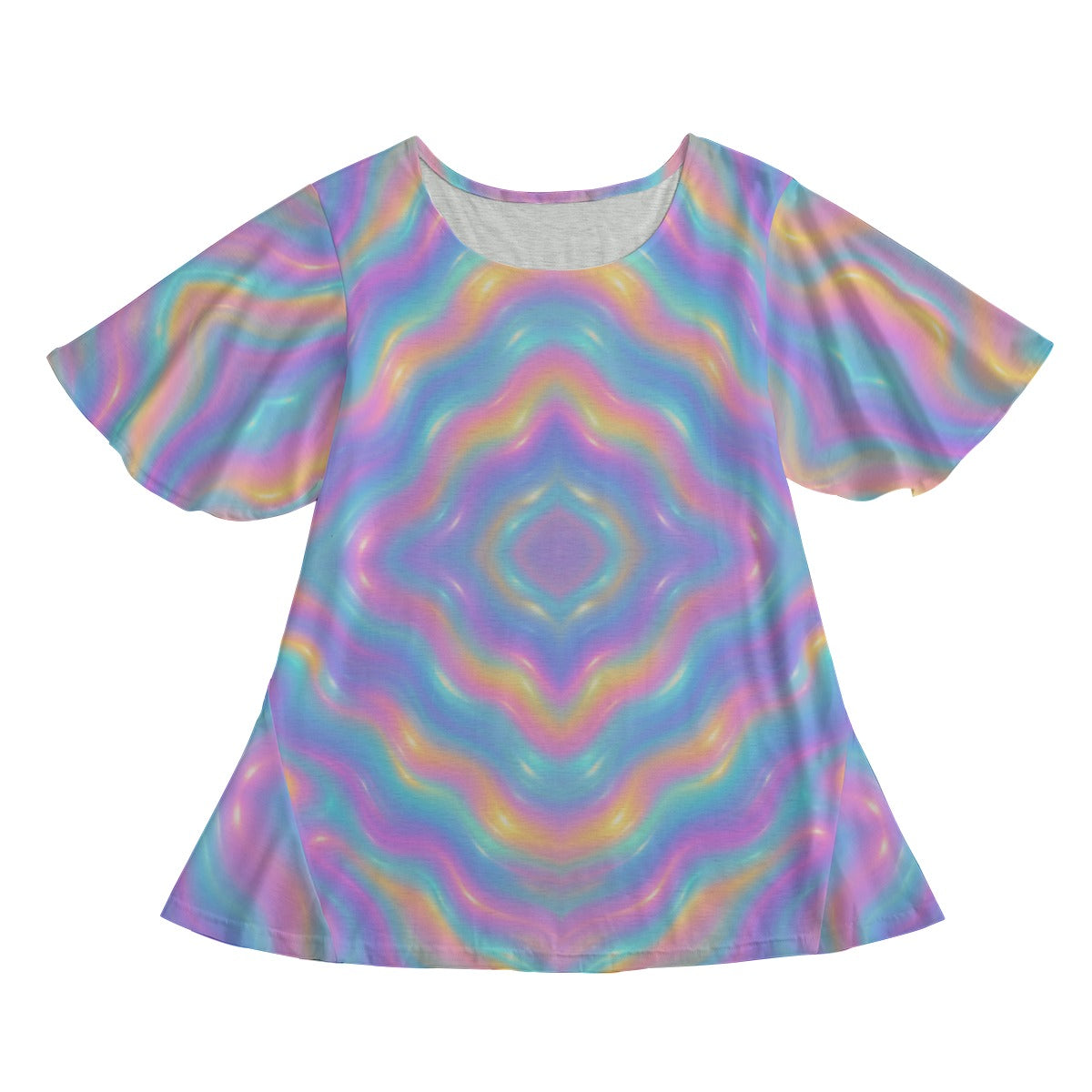 Women's Round Neck T-shirt With Short Sleeve