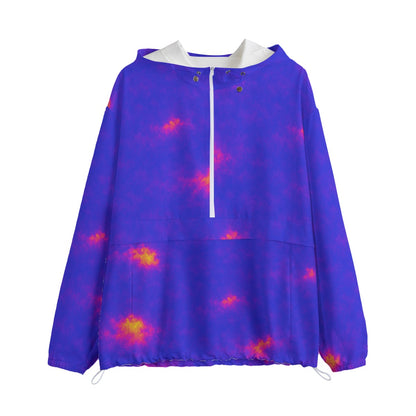 Unisex Pullover Jacket With Zipper Closure