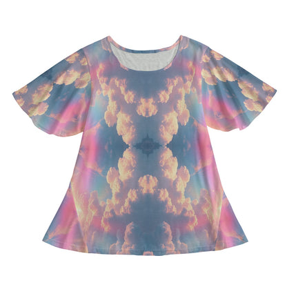 Women's Round Neck T-shirt With Short Sleeve