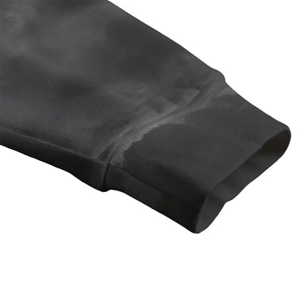 Unisex V-neck Knitted Fleece Cardigan With Button Closure