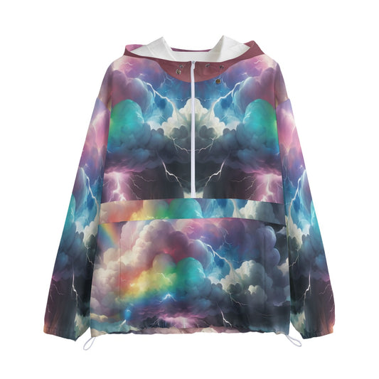 Unisex Pullover Jacket With Zipper Closure