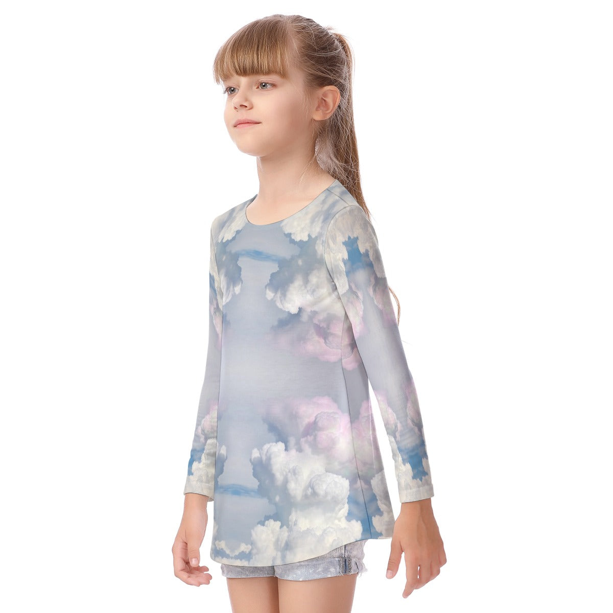 Unisex Kid's Long Sleeve O-neck T-shirt