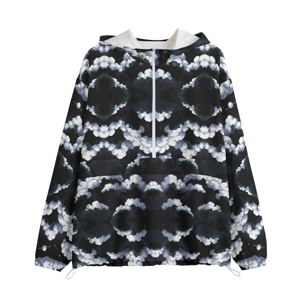 Unisex Pullover Jacket With Zipper Closure