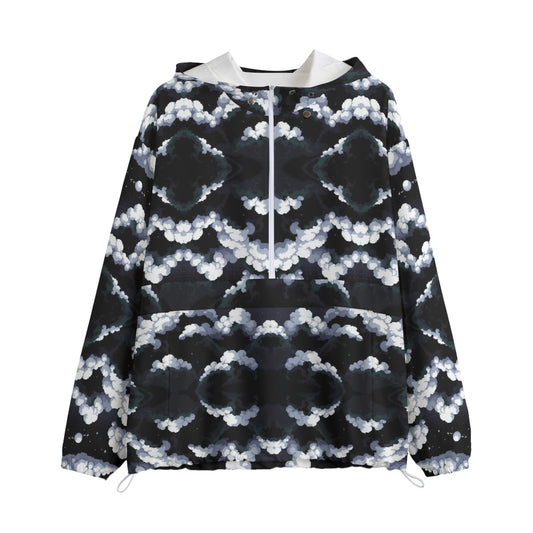 Unisex Pullover Jacket With Zipper Closure