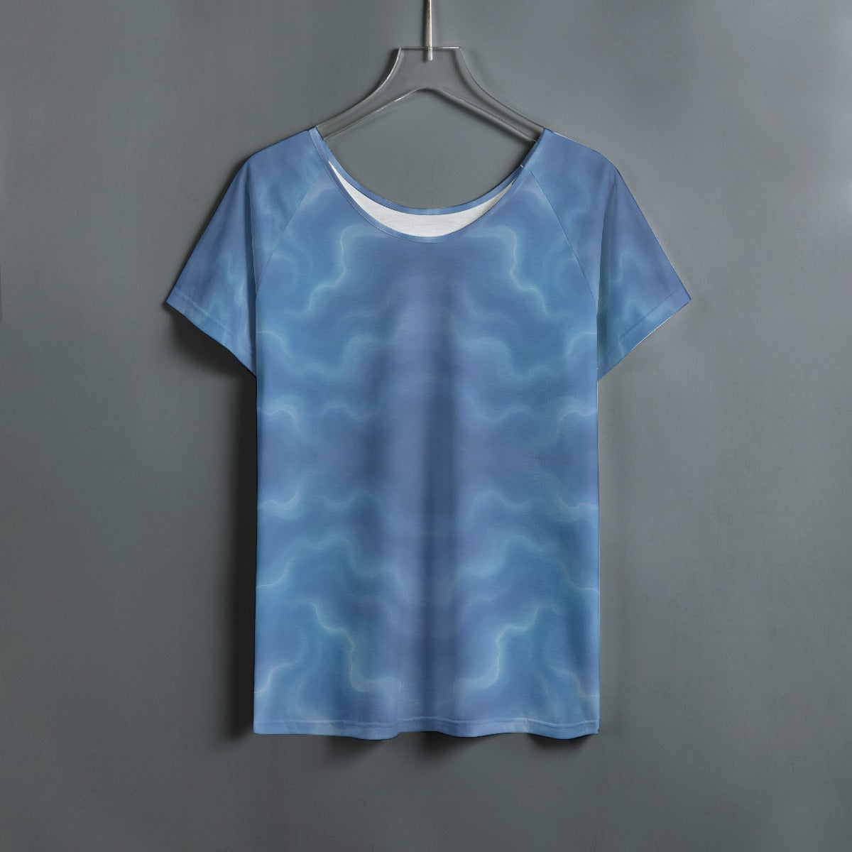 Women's Round Neck T-shirt With Raglan Sleeve