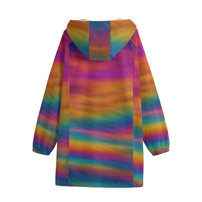 Unisex Windbreaker Long Jacket