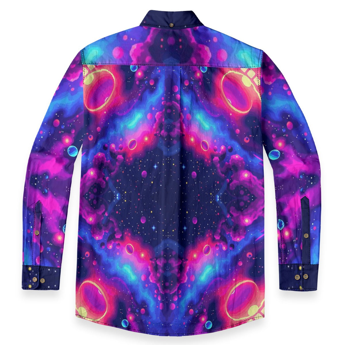 Men's Casual Lapel Long Sleeve Shirt|125GSM Cotton