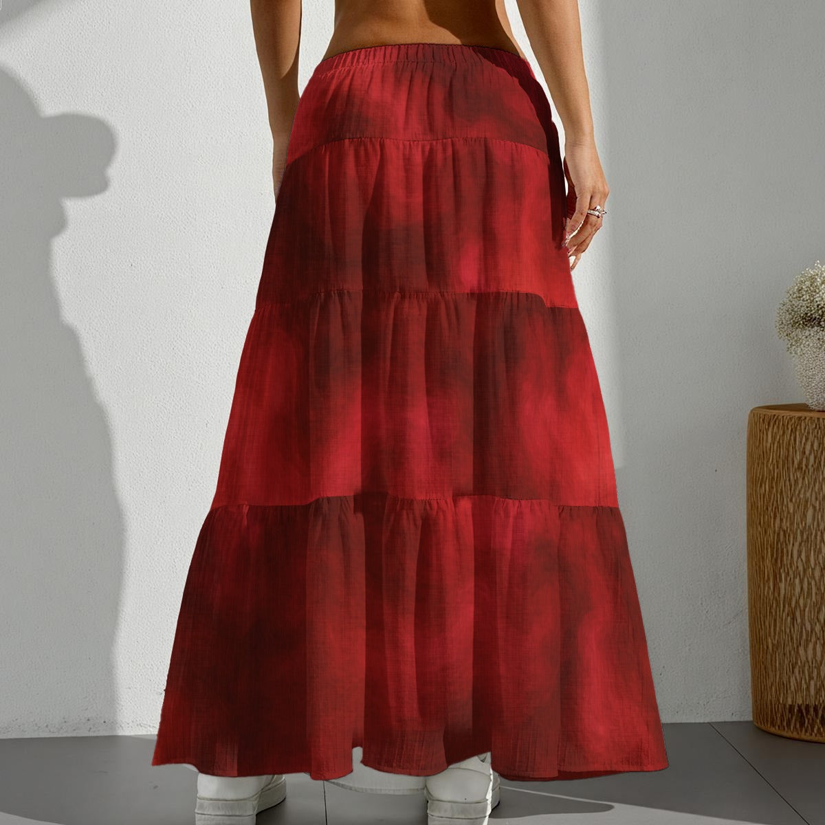 Women's Pleated Long Skirt