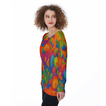 Women's Off-Shoulder Sweatshirt