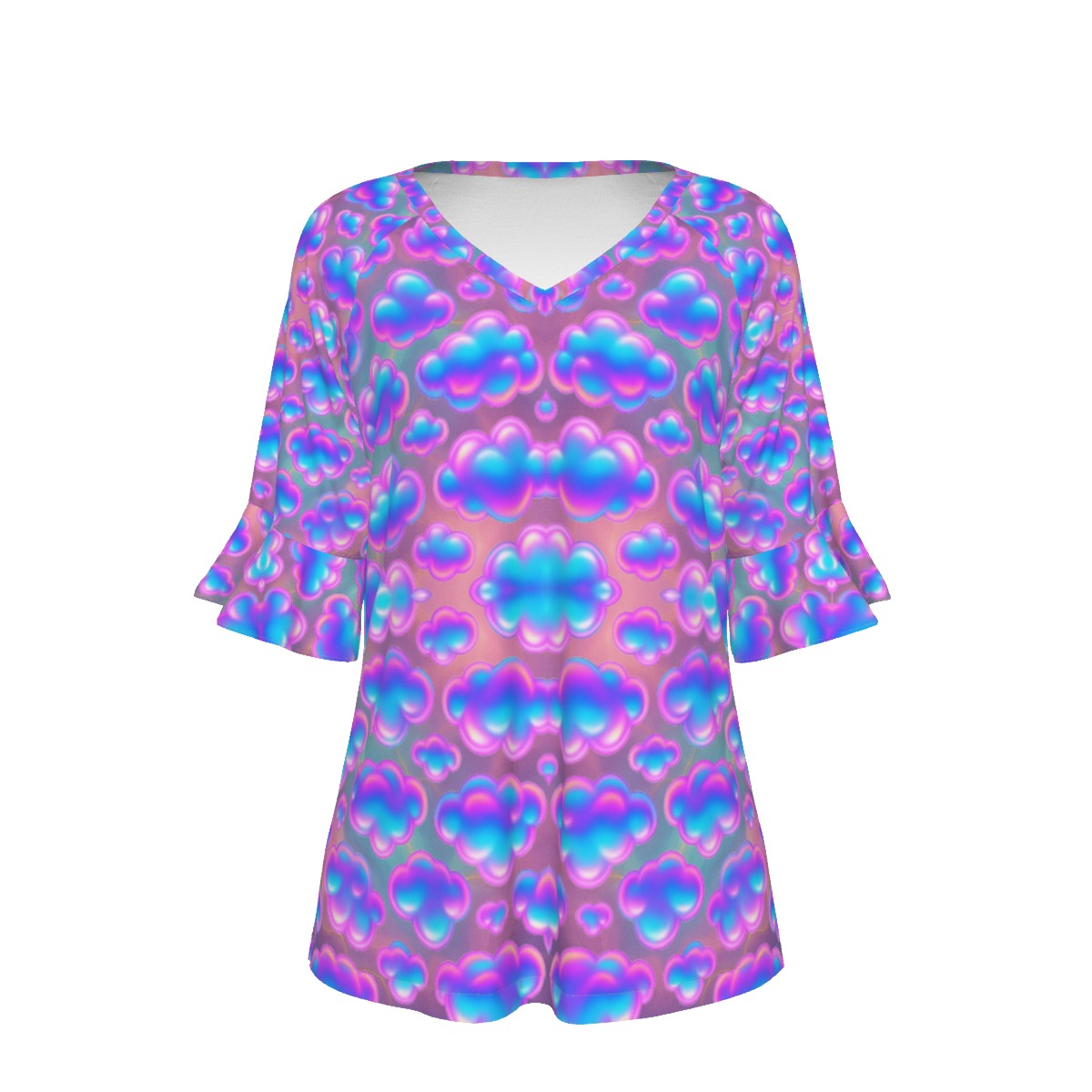 Women's T-shirt With Bell Sleeve