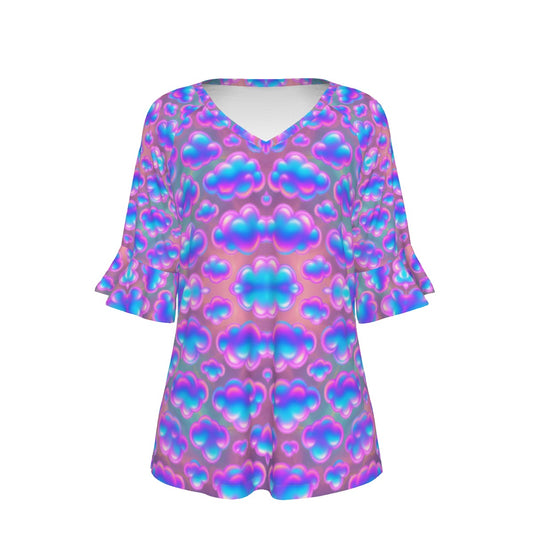 Women's T-shirt With Bell Sleeve