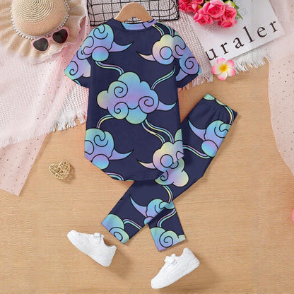 Kids' Casual Top and Pants Set